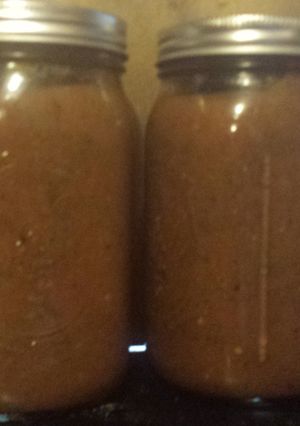 A picture of Tia's Warriors Salsa.