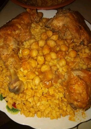 صورة لوصفة ارز بالدجاج