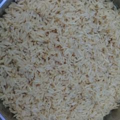 A picture of Rice with herbs.