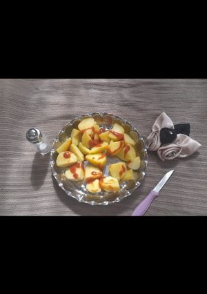 عکسی از دستور سیب زمینی آب پز😋