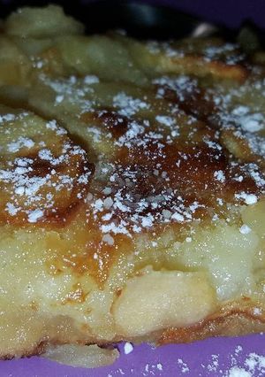 Une photo de Gâteau fondant aux pommes