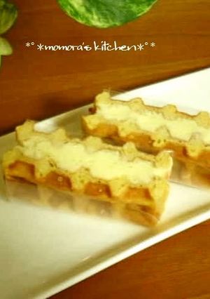 A picture of Easy Fluffy Waffle Custard Sandwich.