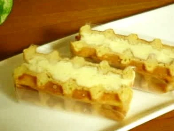 Recipe Easy Fluffy Waffle Custard Sandwich the Can Spoil the Tongue Perfect