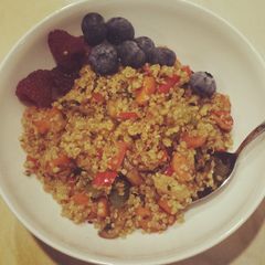 A picture of Warm Quinoa Salad.