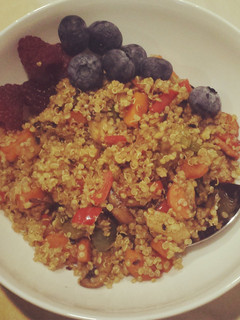 A picture of Warm Quinoa Salad.