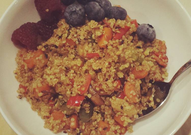 Steps to Prepare Any-night-of-the-week Warm Quinoa Salad