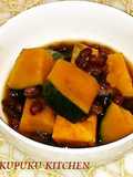 "Itoko-ni" Kabocha Squash Simmered with Canned Adzuki Beans