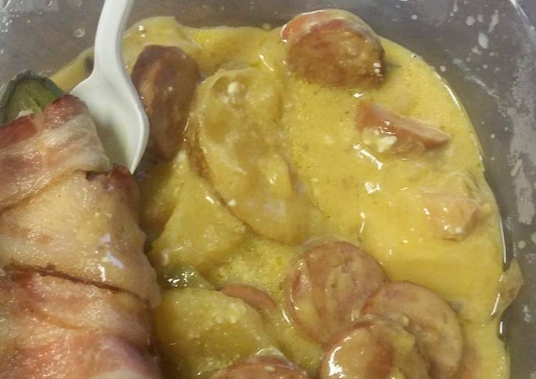 Easiest Way to Make Award-winning Potatoes and sausage casserole