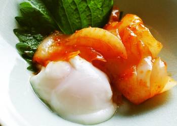 Easiest Way to Recipe Yummy Spicy Squid and Hot Spring Egg