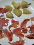 Melón con jamón