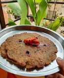 Fenugreek and Coriander Leaves Flat Bread (Thalipeeth)