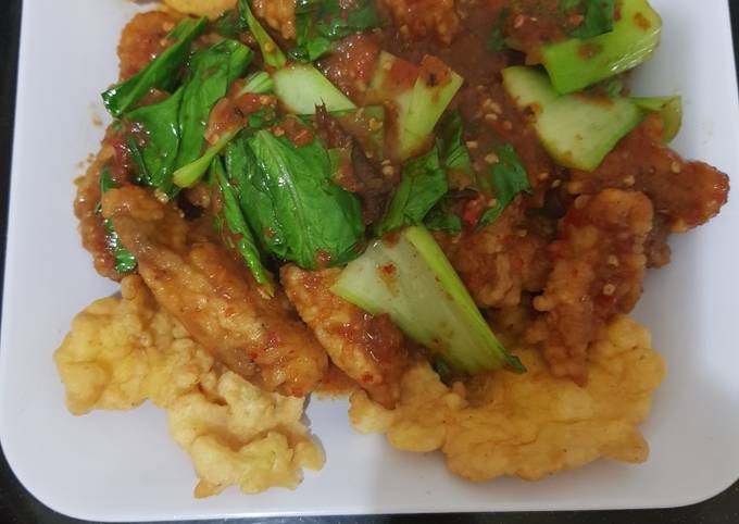 Bagaimana mengolah Ayam bumbu rujak yang Enak Banget