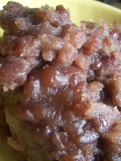 A picture of Tsubushi-An (Sweet simmered azuki beans).
