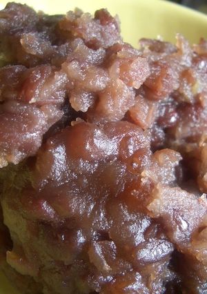 A picture of Tsubushi-An (Sweet simmered azuki beans).