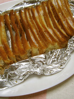 A picture of Rusk-style Bread Crusts.