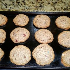 A picture of Healthy Dark Chocolate Oatmeal Cookies.