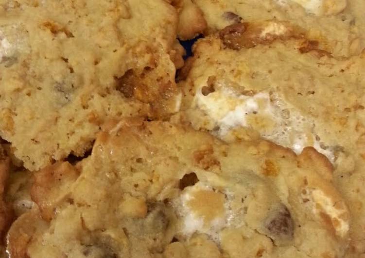 Simple Way to Make Homemade Marshmallow Frosted Flakes Cookies