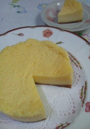 A picture of Microwaved NY-style Cheesecake.