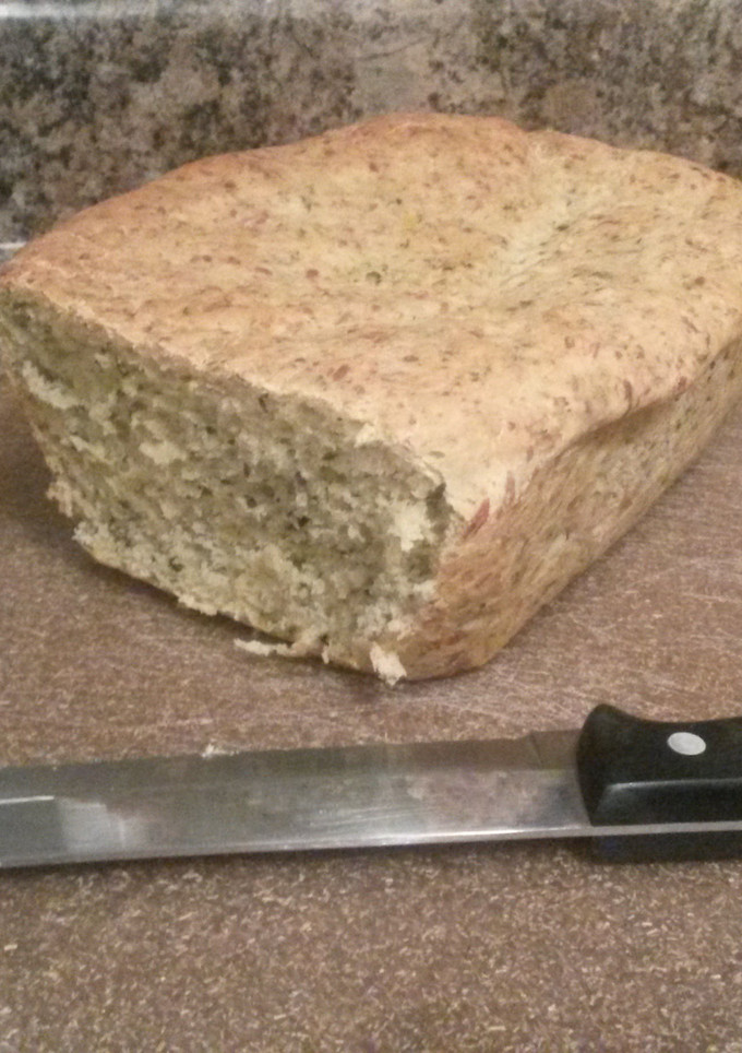 A picture of Basil Parmesan Bread.