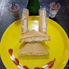 A picture of Cold veg sandwich.