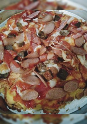 Foto resep Pizza roti tawar