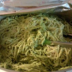 A picture of spaghetti mexicana verde.