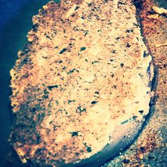 A picture of Baked parmesan chicken.