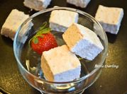 A picture of marshmallows with gelatin