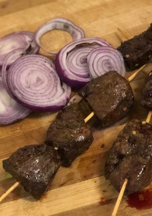 A picture of Grilled liver.
