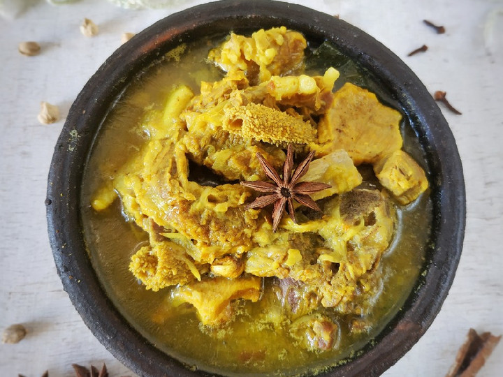  Resep membuat Gulai Kambing (fibre cream) hidangan Idul Fitri  lezat