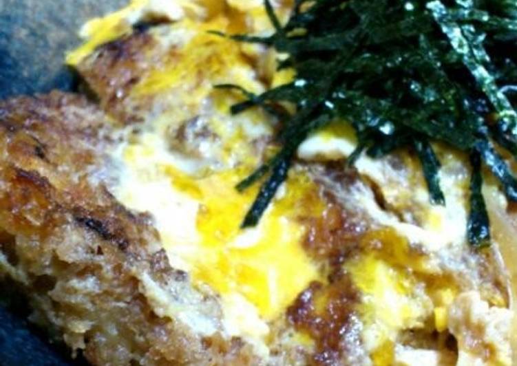 Simple Way to Make Homemade Creamy Egg Katsudon