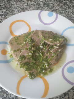 Una foto de Lengua a la Vinagreta
