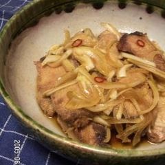 A picture of No Bones! Fried Nanban-style Skipjack Tuna.