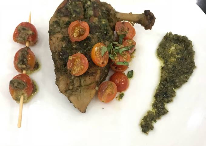 Recipe of Eric Ripert Pesto Chicken