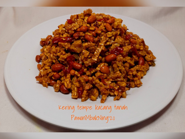 Resep Kering tempe kacang tanah Anti Gagal