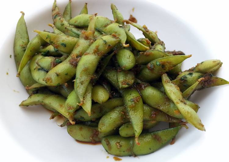 Recipe of Super Quick Homemade Edamame Bean With Soy Vineger Sauce