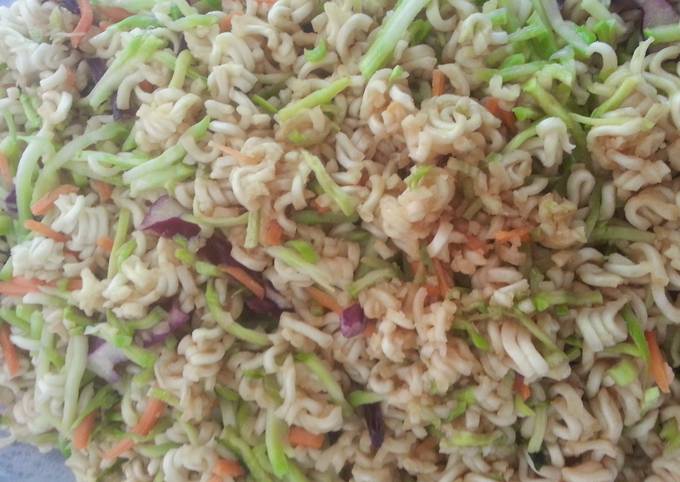 Steps to Prepare Jamie Oliver Broccoli Ramen Slaw