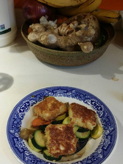 A picture of Pan Fried Panko Tofu.