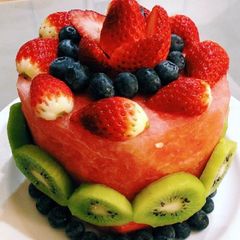 A picture of Watermelon "CAKE".