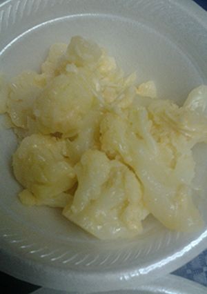 A picture of Cheesy cauliflower.
