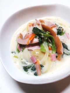 A picture of Homemade White Stew.