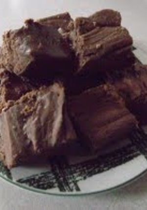 A picture of Mamie Eisenhower's Fudge.
