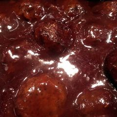 A picture of Swedish Meatballs.