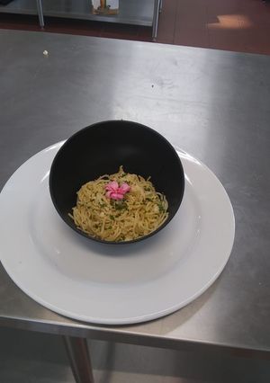 Una foto de Pasta de burro