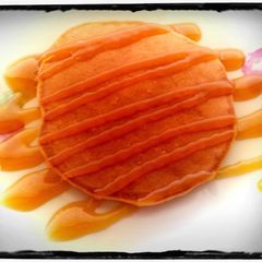A picture of Momma's Apple pie pancakes.
