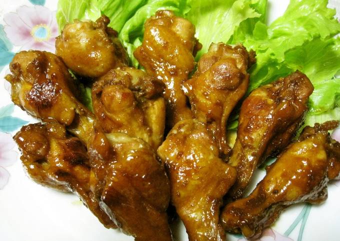 Recipe of Speedy Teriyaki Chicken Drumettes