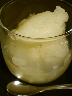 A picture of Asian Pear Sorbet.