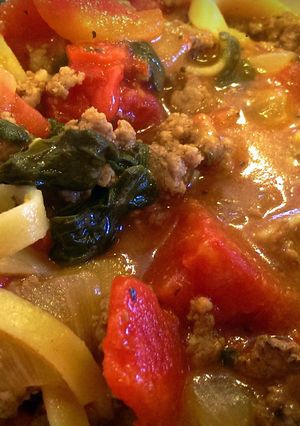 A picture of Italian Noodle Soup.