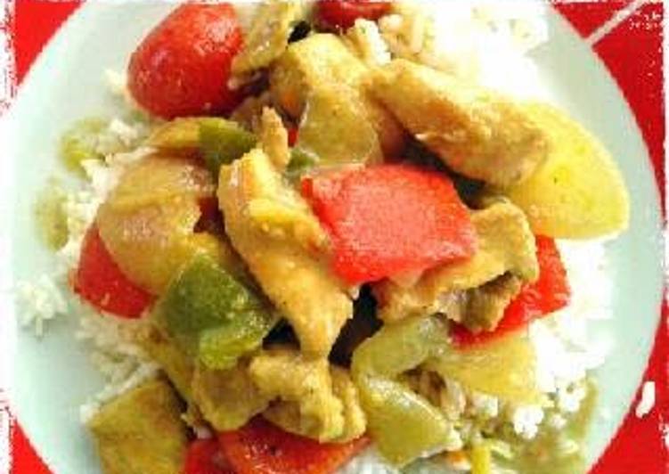 Steps to  Simple Chicken Curry