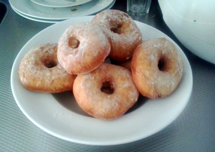 Recipe of Homemade Easy Donuts.